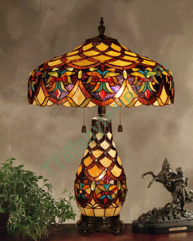 18 inches tiffany figure table lamp ZM1805
