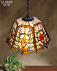 16 inches baroque flower tiffany ceiling lamp CL16005
