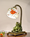 Tiffany Frog Accent Lamp A046