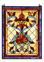 tiffany flower hangings window panel WP015-S